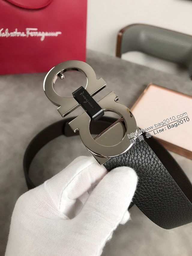 菲拉格慕男士皮帶 Ferragamo雙面牛皮休閒腰帶  jjp1035